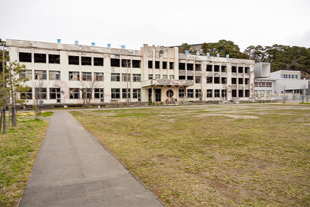 石巻市震災遺構門脇小学校
